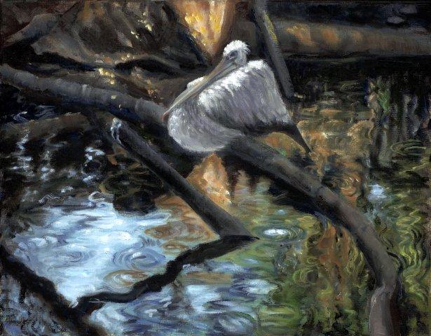06 Bird in the Bayou 11x14