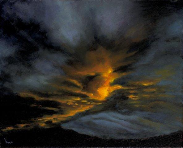 13 Fire Sky 16x20