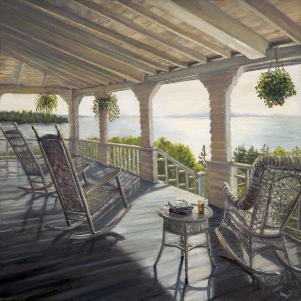 22 Rocking Porch 24x24